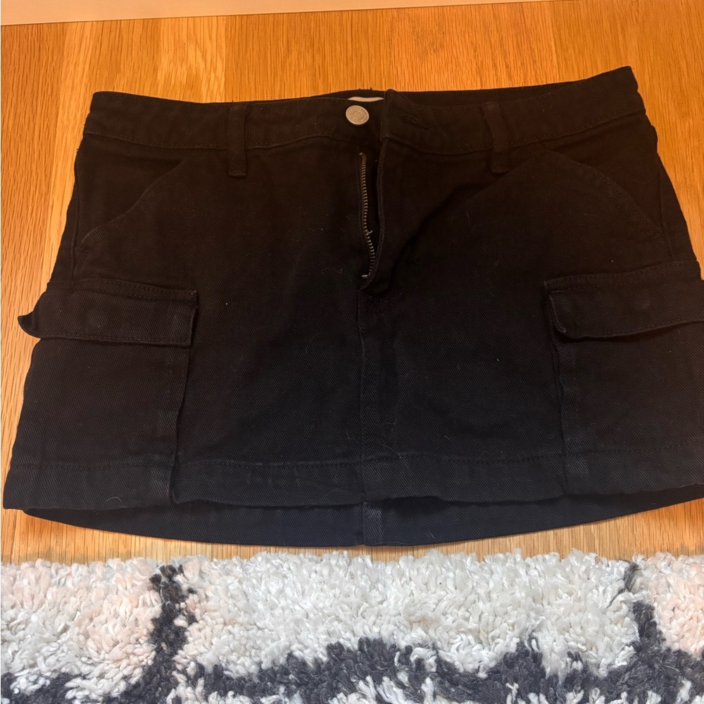 PacSun Charcoal Denim Skirt